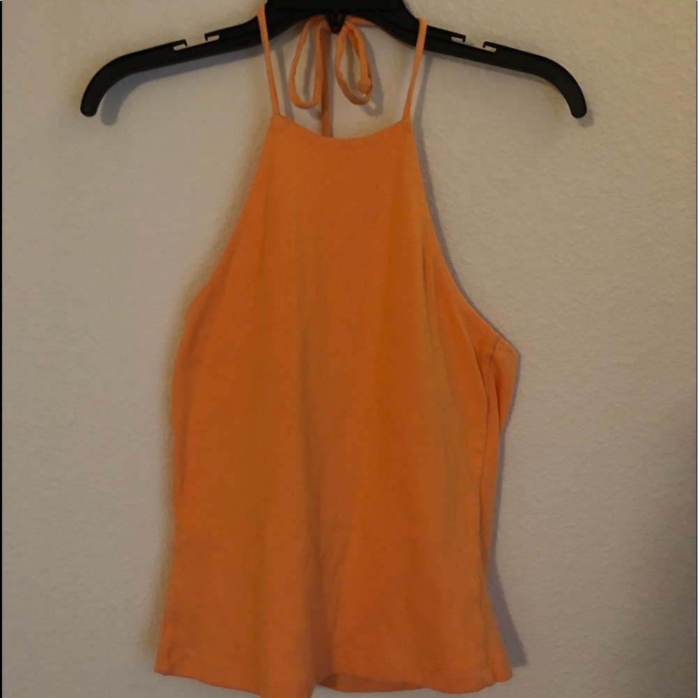 Sleeveless Neck Tie Tank